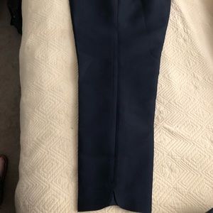 Silk shantung pencil capri